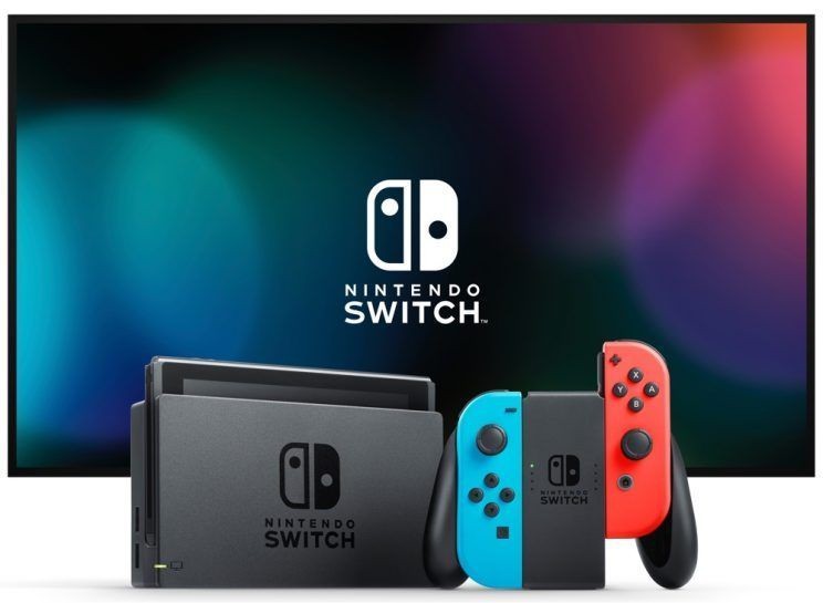 任天堂switch掌机，任天堂游戏机，switch