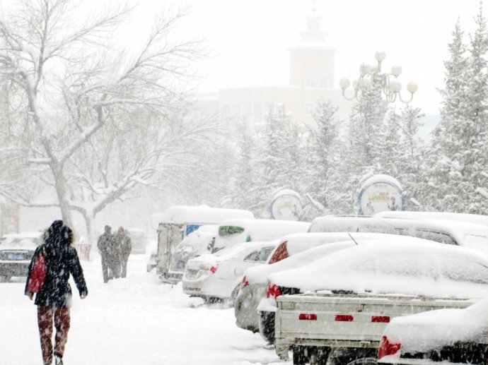 下大雪了