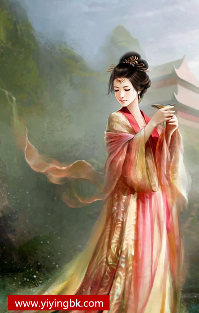 小说中的女主角人物画像，www.yiyingbk.com